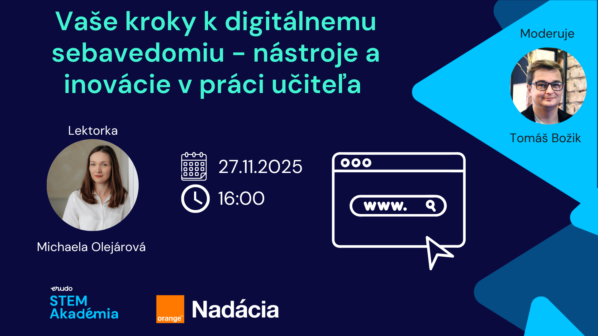 Vaše kroky k digitálnemu sebavedomiu – nástroje a inovácie v práci učiteľa