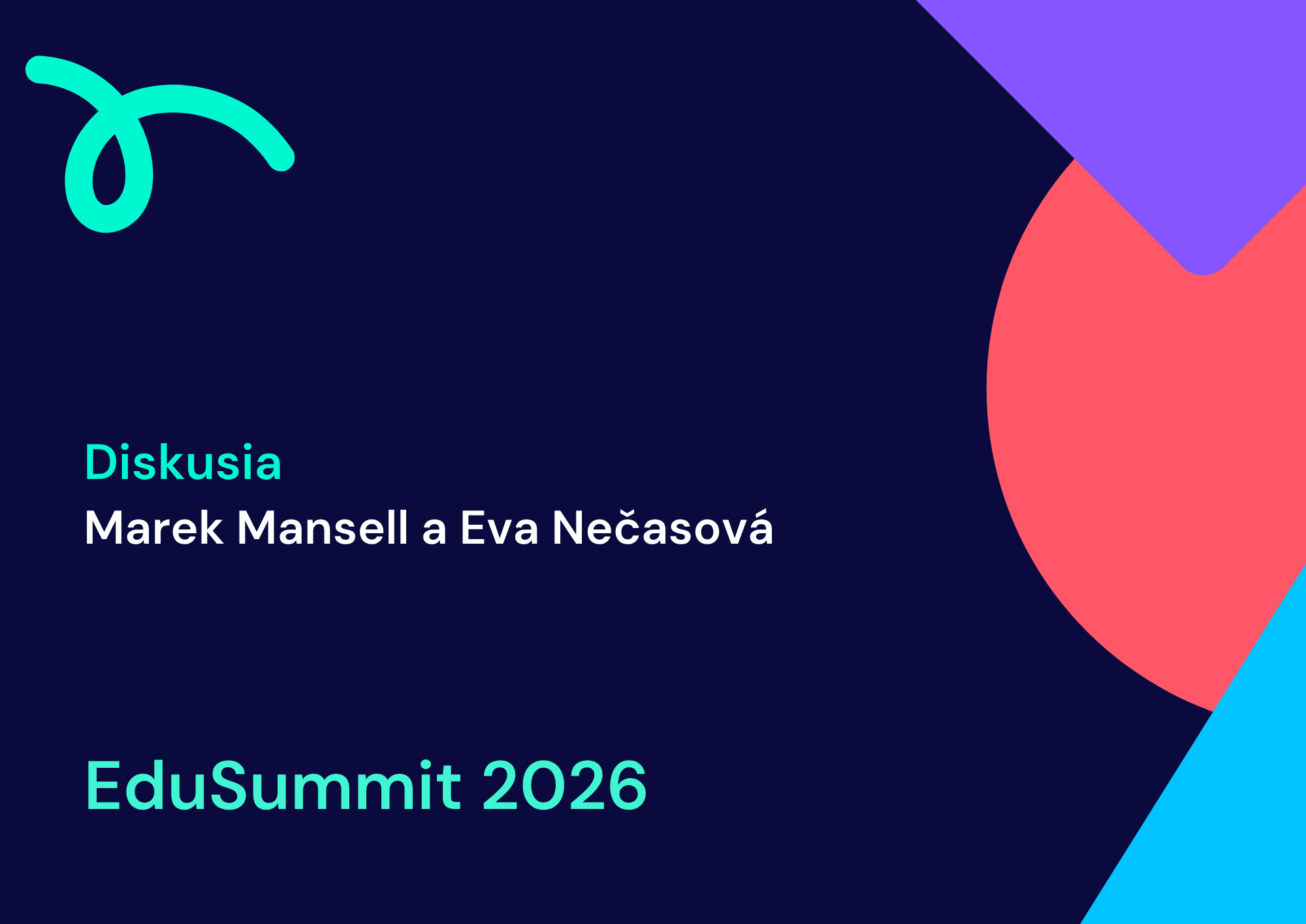 Diskusia Eva Nečasová a Marek Mansell Změna je řemeslo a jeho ovládnutí promění školu